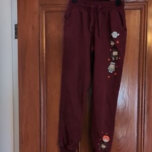 Kids Maroon Character Joggers